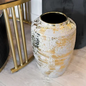 Febland Aurous Fleck Ceramic Vase - Elegant Home Decor Gift