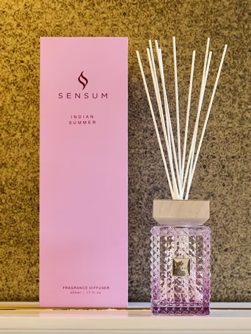 Indian Summer Sensum Reed Diffuser 150ml - Glamjar Products Indian Summer Sensum Reed Diffuser 150ml