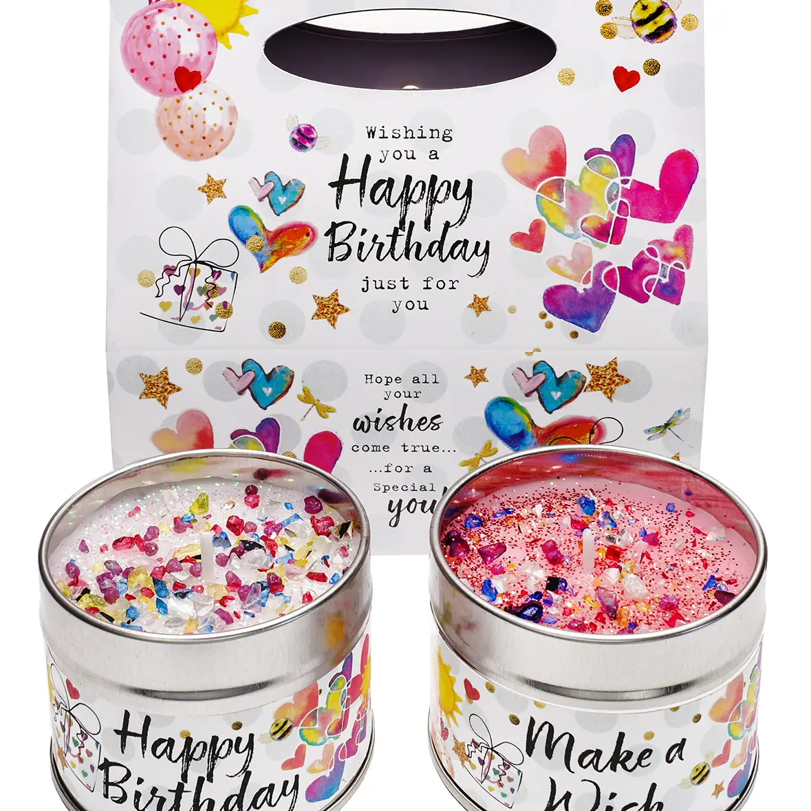Just Because Duos – Happy Birthday - Glamjar Products Just Because Duos – Happy Birthday - Scented Candle Giftset