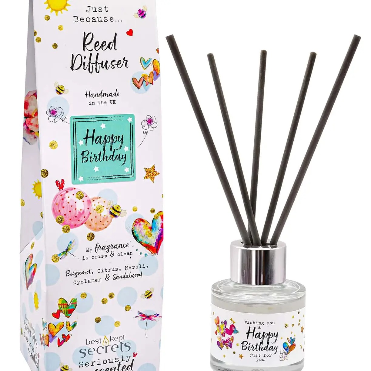 Just Because Occasion Sparkly Diffusers – Happy Birthday, 50ml