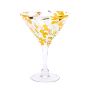 Large Martini Glass : Citrus Orange