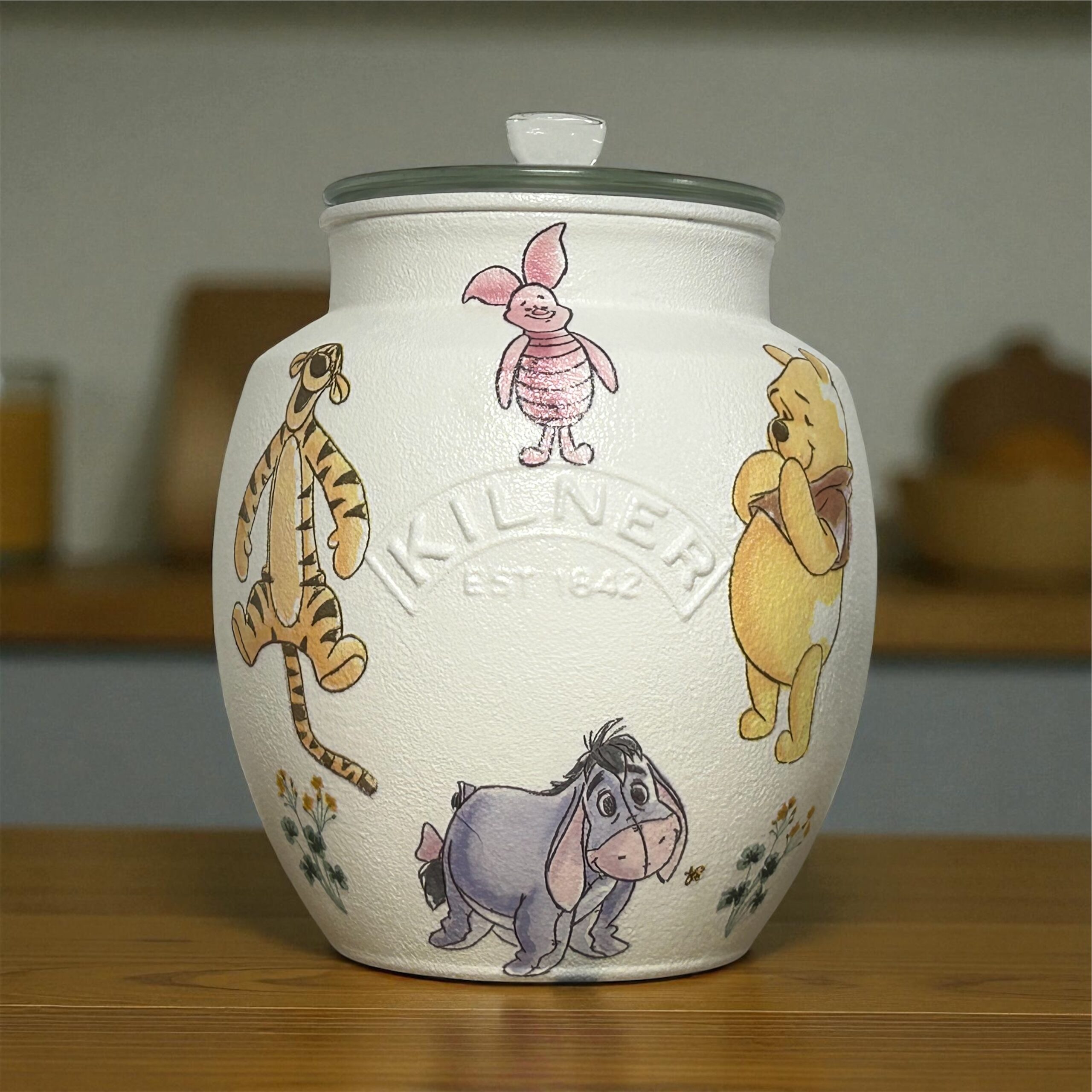 Photoroom_20251108_082638 - Glamjar Products Winnie pooh Biscuit jar Cookie Jar 4 litre Kitchen storage containers jar