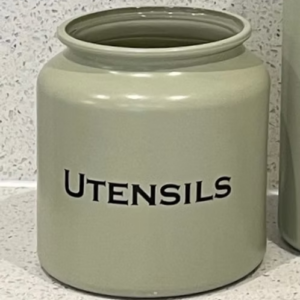 Sage Green Utensil Jar