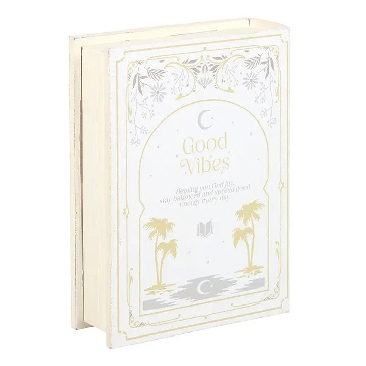 White Book Shaped Storage Box 2 - Glamjar Products White Book Shaped Storage Box