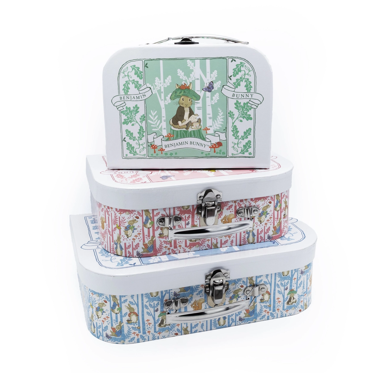 Beatrix Potter Children’S Triple Carry Case Set - Official 3-Piece Storage & Travel Cases 2 - Glamjar Products Beatrix Potter Children’s Triple Carry Case Set -3-Piece Storage