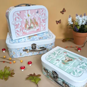 Beatrix Potter Children’s Triple Carry Case Set -3-Piece Storage