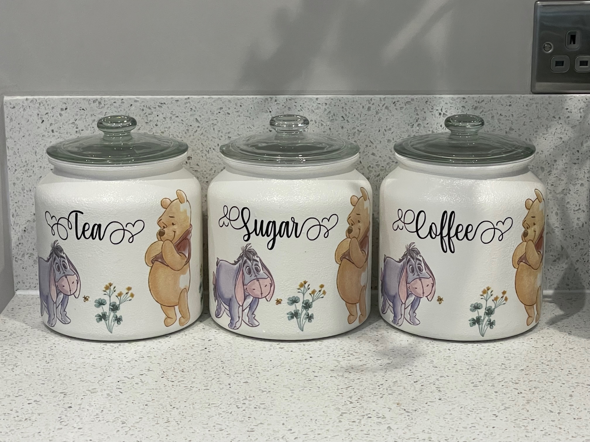 IMG_4723 - Glamjar Products Winnie Tea Coffee Sugar Canisters Kitchen Storage Containers