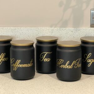 IMG_6318 - Glamjar Products Set Of 5 Kitchen Canister Jars