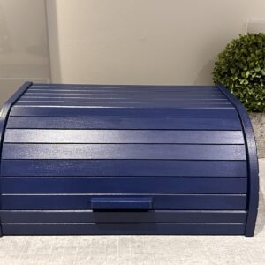 Navy Blue Bread Bin