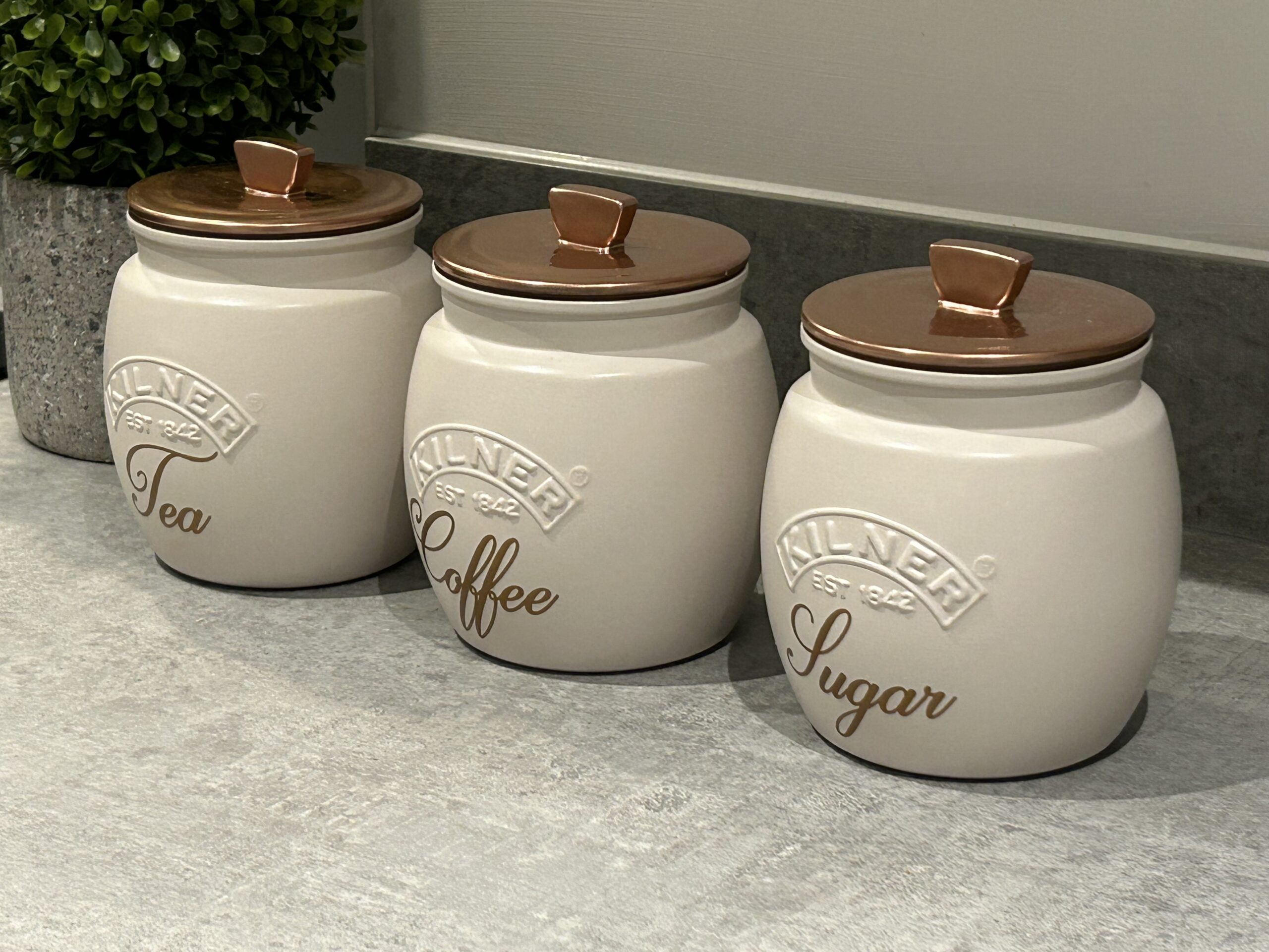 IMG_8778 - Glamjar Products Green Tea Coffee Sugar Canisters set Sage Green Kitchen Storage - Personalise