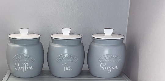 duckegg - Glamjar Products Tea coffee sugar Canisters Duck Egg Blue